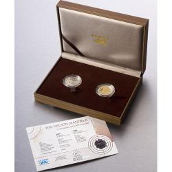 Mandela Commemorative R5 Coin Set - Proof-like R5 & Laser-frosted R5