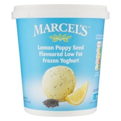 Lemon Poppy Seed Frozen Yoghurt 1L