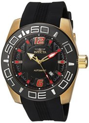 Invicta Men's 'aviator' Automatic Stainless Steel And Silicone Casual Watch Color:black Model: 23531