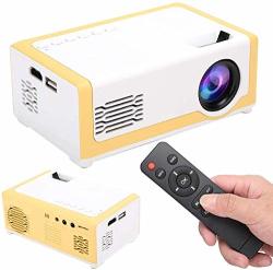 MINI Projector Portable Projector Built-in High-fidelity Speakers Portable Home Movie Projector Pico Projector Travel LED Projector Household Media Player Us Plug