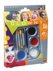 Clowny Face Crayons And Aqua Face Paint