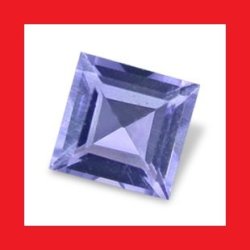 Iolite - Nice Blue Violet Square Facet - 0.07CTS