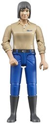 Bruder Woman With Light Skin blue Jeans Toy Figure