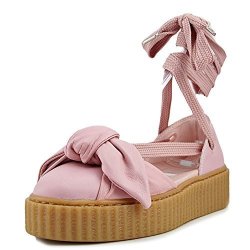 rihanna fenty bow creeper sandals