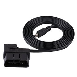 OBD2 USB Cable 180CM Car Obd-ii OBD2 Eobd 16PIN Diagnostic Extension Adapter High Speed To MINI USB Cable