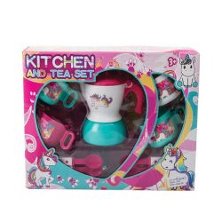 Tea Set - Childrens Toy - Unicorn - Assorted Cutlery - 9 Piece - 5 Pack