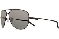 Revo Sunglasses Revo Windspeed Re 3087 Polarized Aviator Sunglasses Matte Black graphite 61 Mm