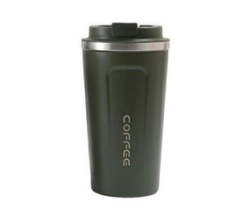 Smart Coffee Cup With Temperature Display Stainless Steel Travel Mugs - Green
