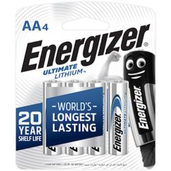 Energizer Ultimate Lithium: Aa - 4 Pack MOQ6
