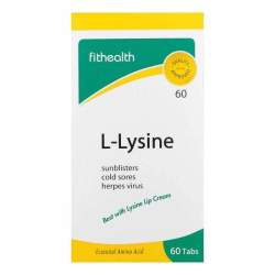 Fithealth L-lysine Tabs 60'S