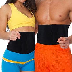 Waist Trimmer Ab Belt Tummy Tuck Belly Burner Sauna Fit Trim Firm Curve Contour Weight Loss Abdominal Tone Muscle Toning Slim Easy Strong Exercise