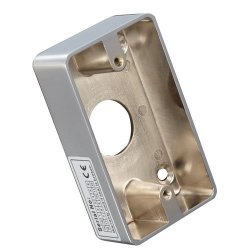 Vsionis VIS-GB104 Mortise Zinc Alloy Gang Backbox For Access Control Exit Button Size 3.39 X 1.97 X 0.98 Inches