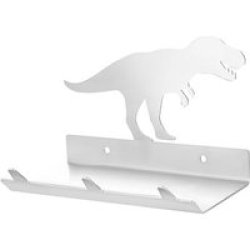Keys Rack With Sunglasses Tray - T-rex Dinosaur 3 Hooks Stainless Steel