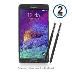 Samsung Galaxy Note 4 Stylus Boxwave Familiar Design Ultra Sensitive Replacement S Pen 2-PACK For Samsung Galaxy Note 4 Jet Black