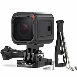 Sametop Aluminum Alloy Frame Case Housing Compatible With Gopro Hero 5 Session Hero 4 Session Hero Session Cameras