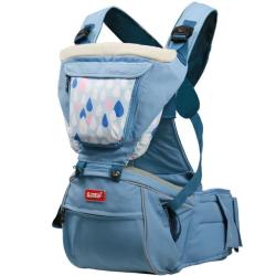 Front Facing Carrier Sling Kids Kangaroo Hipseat Baby Care 0-36MONTHS - Skyblue China