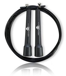 Survival And Cross Jump Rope - Premium Quality - Best For Boxing Mma Fitness Training - Speed - Adjustable Sold By Fms International Authorized Seller