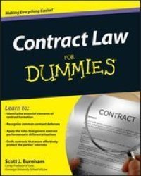 Contract Law For Dummies Paperback