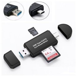 USB 3.0 Sd tf Card Reader Type - C Multi-function For Memory Card