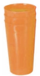 3pc 0.64l Cup Set- Orange