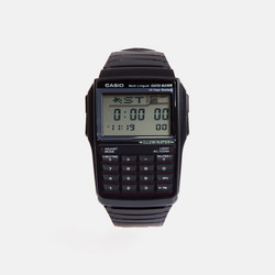 8 Digital Resin Calculator Watch Black