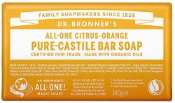 Dr Bronner's Pure Castile Citrus Soap Bar