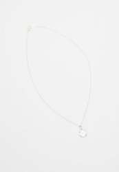 Peso Small Pendant Necklace - Silver