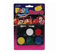 Face Painting Set - 6 Colours With Applicator