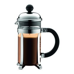 Bodum Chambord Coffee Maker French Press Coffee Maker Stainless Steel Glass 12 Ounce 3 Cup