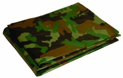 10' X 12' Dry Top Camouflage 7-MIL Poly Tarp Item 410129