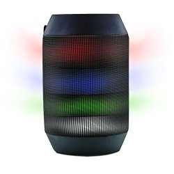 Aduro Amplify LED Bluetooth Wireless Speaker - Color Changing Rave Light Show Party Speaker Brightsound MINI