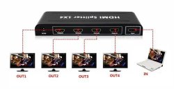 1IN 4 Out HDMI 4K Splitter Box