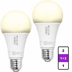 Smartzone 17W Watt LED Flip Bulbs Gmyle A21 100-150 W Equivalent - Energy Saving Lights Soft White 2700K 1600 Lumens E26 E27 Base Ul Listed 2 Packs