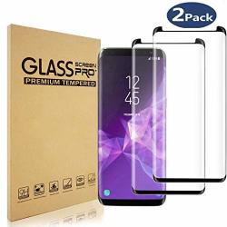 Screen Protector HD Clear 9H Hardness Anti-bubble Tempered Glass Samsung Galaxy S8 Screen Protector 2-PACK