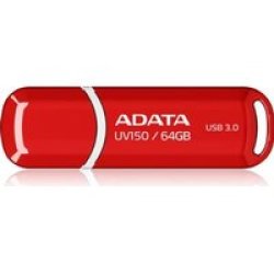 A-Data Dashdrive UV150 Red 64GB USB 3.0 Flash Drive