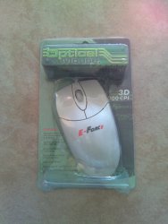 T2SC E-force PS2 Wired Optical Sliver Mouse