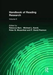 Handbook Of Reading Research Volume II Volume 2