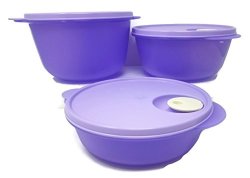 Tupperware Crystalwave 3 Piece Microwave Bowl Set Prices | Shop Deals ...