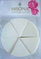 Mijona Makeup Cosmetic Sponge Triangle Wedges X 6PCS