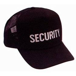 Security Guard Officer Bouncer White Black Mesh Uniform Duty Baseball Hat  Cap Prices, Shop Deals Online