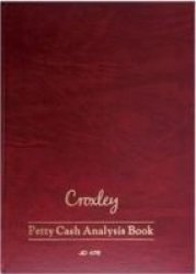 Croxley JD478 Petty Cash Analysis Book
