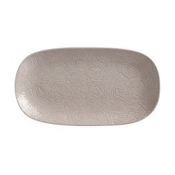 Maxwell & Williams Maxwell And Williams Dune Platter 33 X 18CM Taupe Oblong