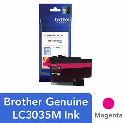 BrOther Genuine LC3035M Single Pack Ultra High-yield Magenta Inkvestment Tank Ink Cartridge Page Yield Up To 5 000 Pages LC3035 Amazon Dash Replenishment Cartridge