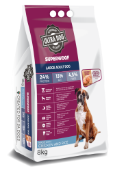 Ultra Dog Superwoof Adult All Breeds Chicken & Rice 8KG