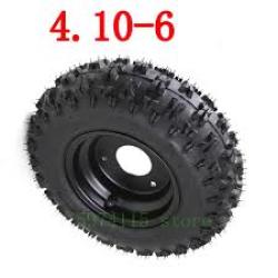 4.10-6 Wheel Combo Can Also Fit On 13X5.00-6 Rim But Must Be With Tube