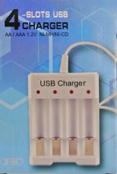 Charger Nimh nicd - USB 4 Xaa aaa - B-04