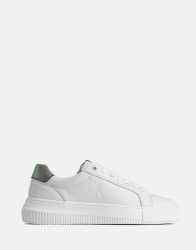 Calvin Klein Chunky Cupsole Laceup Tonal Sneaker - UK7 White