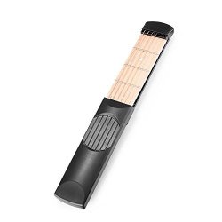 Neewer Portable Wooden Pocket Guitar Practice Gadget Tool 6 String 4 Fret For Guitar Chord Trainer
