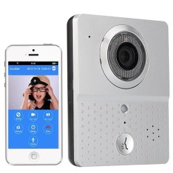 Wi-fi Video Door Intercom + Door Bell - Night Vision Ios + Android App Remote Door Unlock