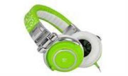 IDance DISCO-610 Over-ear Stereo Dj Headphones - Green white Retail Box 1 Year Limited Warrantyproduct Overview:the Disco 610 Has A Spectacular Design Sturdy Construction